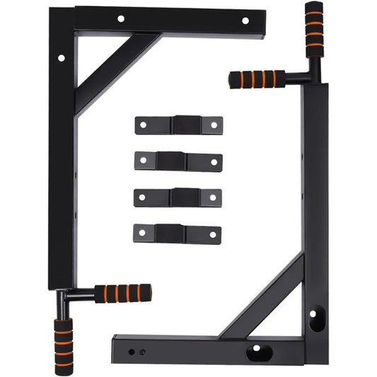 Multi-Grip Wall Mount Pull-Up Bar & Dip Station, Home Fitness Equipment for Chest, Back, Arm & Trunk Muscle Exercise