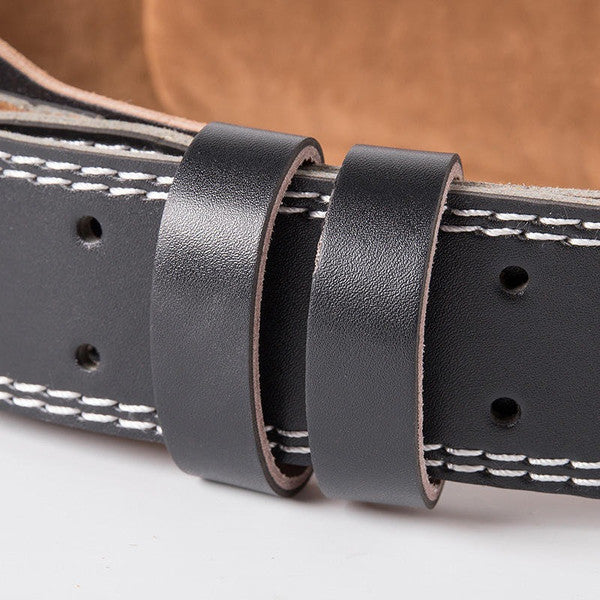 Power Training cinturon Lever Leather Buckle Heavy lift Weightlifting Weight Powerlifting Gym Lifting Belt(US Customers)