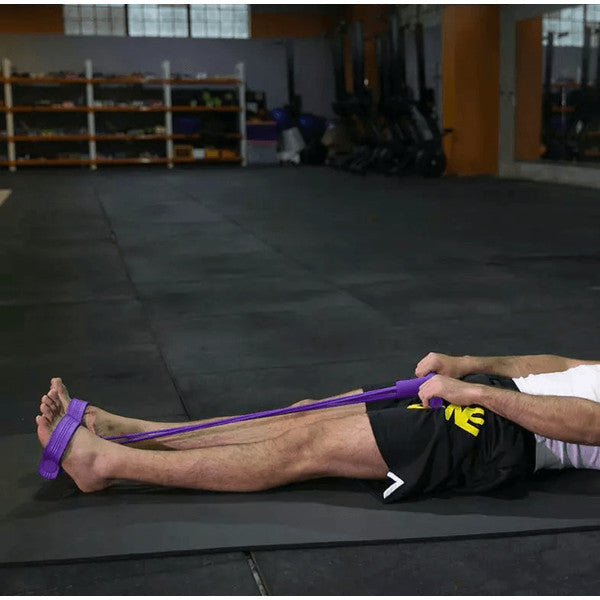 Puller Rope Yoga Exercise Band, Foot Pedal Resistance Trainer for Full Body Stretch Pull, Home Workout & Fitness Toning