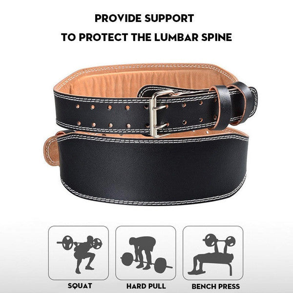 Power Training cinturon Lever Leather Buckle Heavy lift Weightlifting Weight Powerlifting Gym Lifting Belt(US Customers)