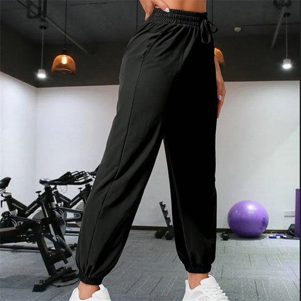 AirFlow Womens Casual Jogger Pants – Lightweight Yoga and Running Pants with Side Pockets